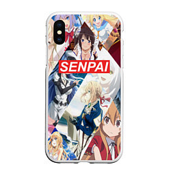 Чехол iPhone XS Max матовый SENPAI