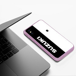 Чехол iPhone XS Max матовый Suzuki Z, цвет: 3D-сиреневый — фото 2
