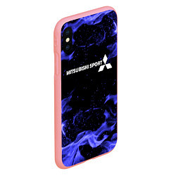Чехол iPhone XS Max матовый MITSUBISHI, цвет: 3D-баблгам — фото 2