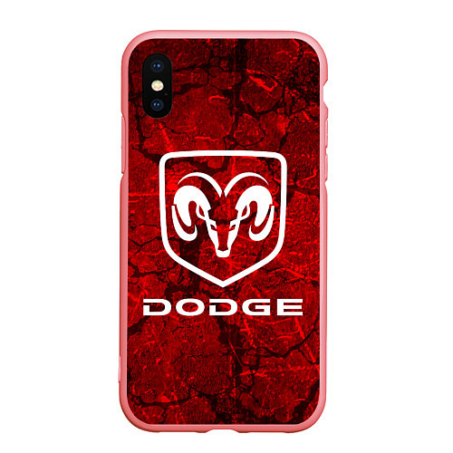 Чехол iPhone XS Max матовый DODGE / 3D-Баблгам – фото 1