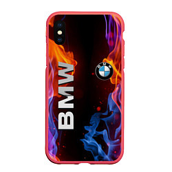 Чехол iPhone XS Max матовый BMW