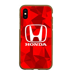 Чехол iPhone XS Max матовый HONDA