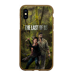 Чехол iPhone XS Max матовый THE LAST OF US, цвет: 3D-коричневый