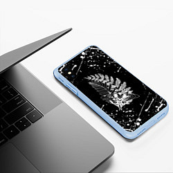 Чехол iPhone XS Max матовый THE LAST OF US ТАТУИРОВКА ЭЛЛИ, цвет: 3D-голубой — фото 2