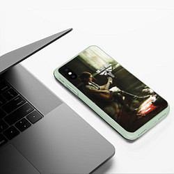 Чехол iPhone XS Max матовый The last of us part 2 tlou2, цвет: 3D-салатовый — фото 2