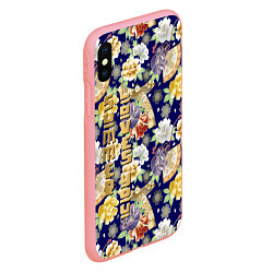 Чехол iPhone XS Max матовый Пионы Японии Summer Loves You, цвет: 3D-баблгам — фото 2