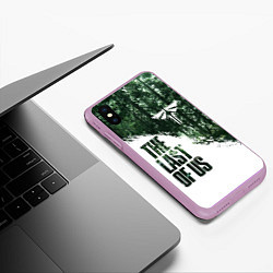 Чехол iPhone XS Max матовый THE LAST OF US 2 ЦИКАДЫ, цвет: 3D-сиреневый — фото 2