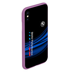 Чехол iPhone XS Max матовый BMW, цвет: 3D-фиолетовый — фото 2