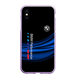 Чехол iPhone XS Max матовый BMW, цвет: 3D-сиреневый