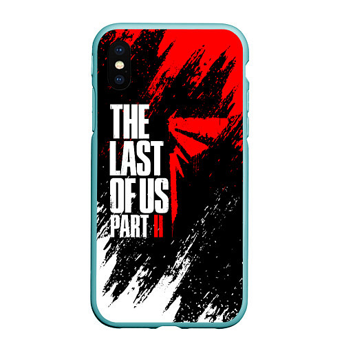 Чехол iPhone XS Max матовый THE LAST OF US II / 3D-Мятный – фото 1