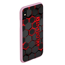 Чехол iPhone XS Max матовый Valorant, цвет: 3D-розовый — фото 2