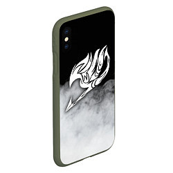 Чехол iPhone XS Max матовый FAIRY TAIL ХВОСТ ФЕИ, цвет: 3D-темно-зеленый — фото 2
