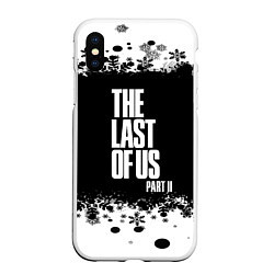 Чехол iPhone XS Max матовый ОДНИ ИЗ НАС l THE LAST OF US 2, цвет: 3D-белый