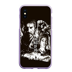 Чехол iPhone XS Max матовый THE LAST OF US, цвет: 3D-светло-сиреневый