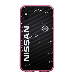 Чехол iPhone XS Max матовый NISSAN