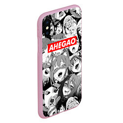 Чехол iPhone XS Max матовый AHEGAO АХЕГАО, цвет: 3D-розовый — фото 2