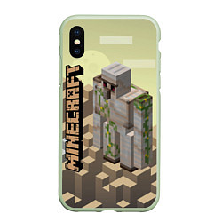 Чехол iPhone XS Max матовый Minecraft