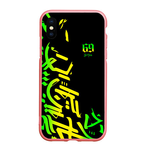 Чехол iPhone XS Max матовый 6ix9ine Tekashi / 3D-Баблгам – фото 1