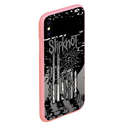 Чехол iPhone XS Max матовый Slipknot, цвет: 3D-баблгам — фото 2