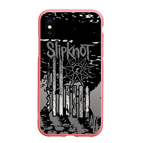 Чехол iPhone XS Max матовый Slipknot / 3D-Баблгам – фото 1