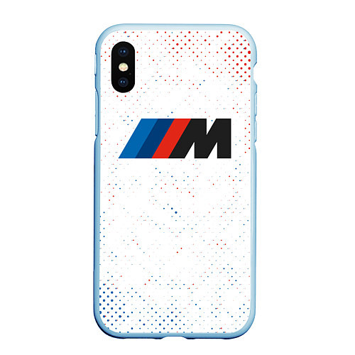 Чехол iPhone XS Max матовый BMW БМВ / 3D-Голубой – фото 1