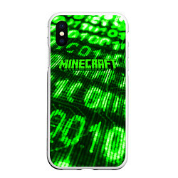 Чехол iPhone XS Max матовый MINECRAFT