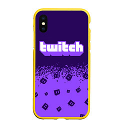 Чехол iPhone XS Max матовый TWITCH ТВИЧ