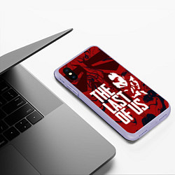 Чехол iPhone XS Max матовый THE LAST OF US, цвет: 3D-светло-сиреневый — фото 2