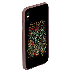 Чехол iPhone XS Max матовый Slayer, цвет: 3D-коричневый — фото 2