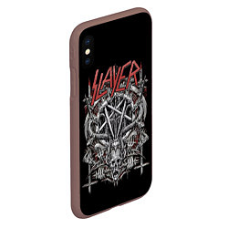 Чехол iPhone XS Max матовый Slayer, цвет: 3D-коричневый — фото 2