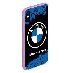 Чехол iPhone XS Max матовый BMW БМВ, цвет: 3D-сиреневый — фото 2