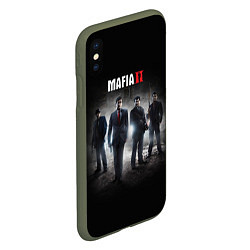 Чехол iPhone XS Max матовый Mafia, цвет: 3D-темно-зеленый — фото 2