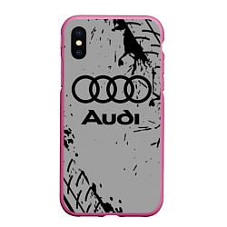 Чехол iPhone XS Max матовый AUDI АУДИ