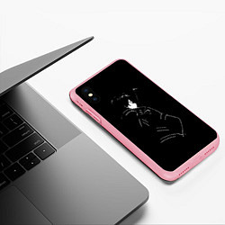 Чехол iPhone XS Max матовый Кирито, цвет: 3D-баблгам — фото 2