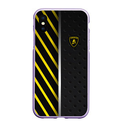 Чехол iPhone XS Max матовый Lamborghini