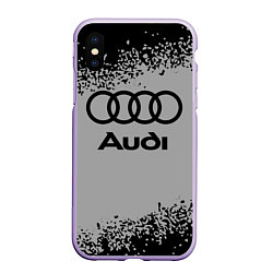 Чехол iPhone XS Max матовый AUDI АУДИ