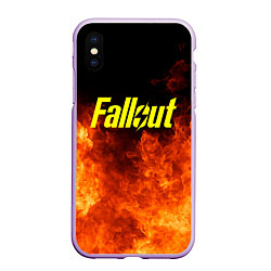 Чехол iPhone XS Max матовый FALLOUT ФЭЛЛАУТ