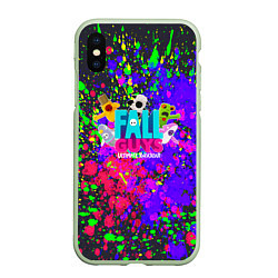 Чехол iPhone XS Max матовый Fall Guys