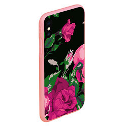 Чехол iPhone XS Max матовый Розы, цвет: 3D-баблгам — фото 2