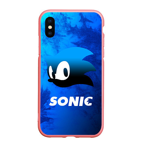 Чехол iPhone XS Max матовый СОНИК SONIC / 3D-Баблгам – фото 1