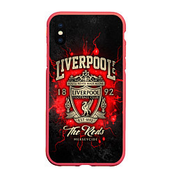 Чехол iPhone XS Max матовый LIVERPOOL FC