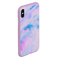 Чехол iPhone XS Max матовый BluePink, цвет: 3D-сиреневый — фото 2