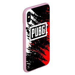 Чехол iPhone XS Max матовый PUBG, цвет: 3D-розовый — фото 2