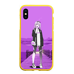 Чехол iPhone XS Max матовый Zero Two