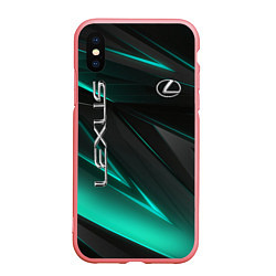 Чехол iPhone XS Max матовый Lexus, цвет: 3D-баблгам