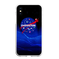 Чехол iPhone XS Max матовый IMPOSTOR NASA