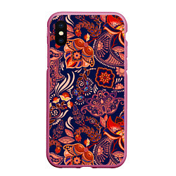 Чехол iPhone XS Max матовый Ornament-$