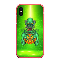 Чехол iPhone XS Max матовый Zombie