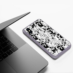 Чехол iPhone XS Max матовый GHOSTEMANE, цвет: 3D-серый — фото 2