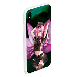 Чехол iPhone XS Max матовый Zero Two, цвет: 3D-белый — фото 2